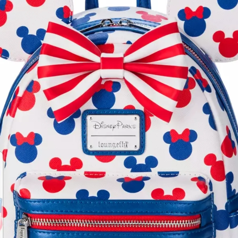 Mickey And Minnie Mouse Icon Americana Disney Parks  Loungefly - Picture 2 of 3